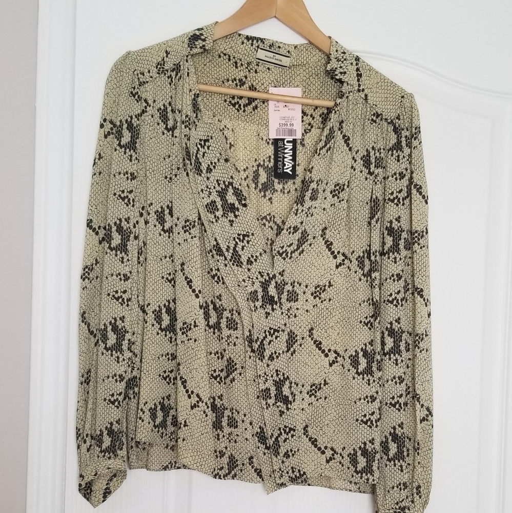 Beautiful snake skin blouse by Malene birger